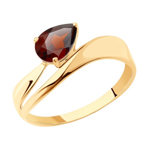 Кольцо SOKOLOV - Золото 375, Гранат (арт. 37716152)