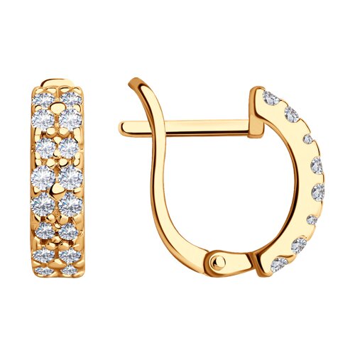 Серьги SOKOLOV - Серебро 925, Фианит (арт. 93020647)