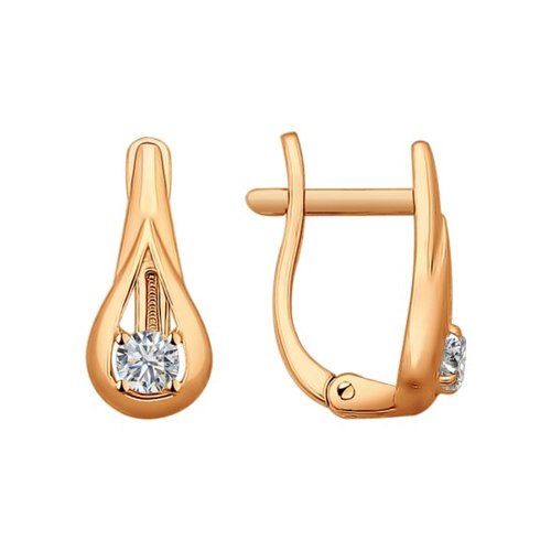 Серьги SOKOLOV - Серебро 925, Фианит (арт. 93020641)