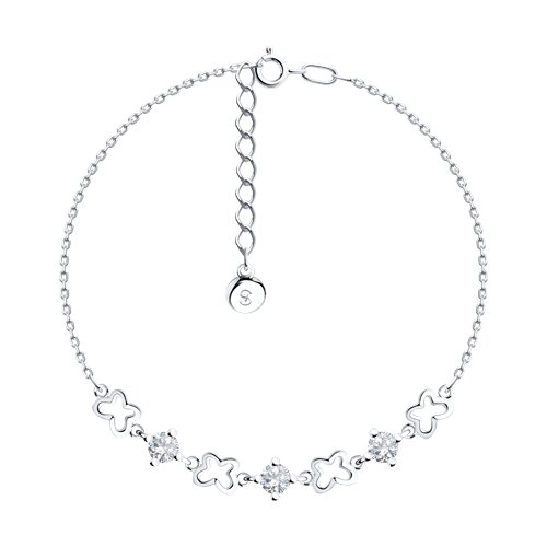 Браслет SOKOLOV - Серебро 925, Фианит (арт. 94050055)