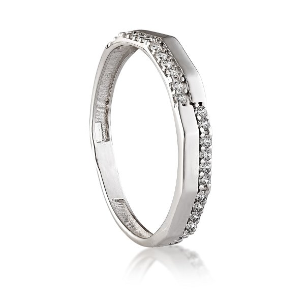 Кольцо Галатея - Серебро 925, Фианит (арт. 2751.1)