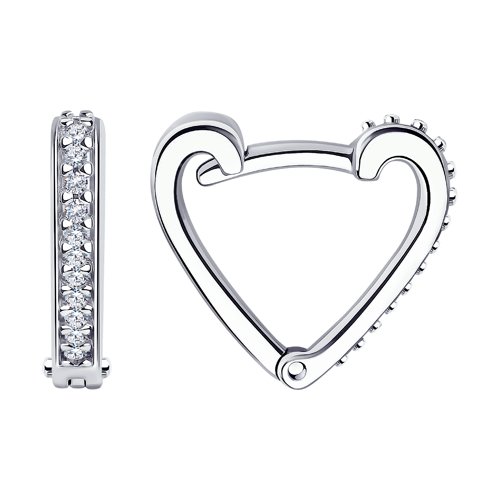 Серьги SOKOLOV - Серебро 925, Фианит (арт. 94024424)