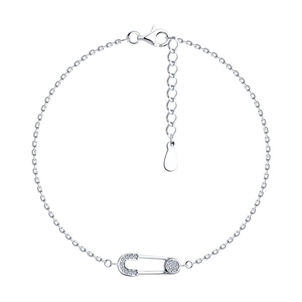 Браслет SOKOLOV - Серебро 925, Фианит (арт. 94051229-91)