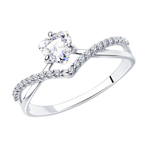 Кольцо SOKOLOV - Серебро 925, Фианит (арт. 94011750)