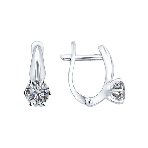 Серьги SOKOLOV - Серебро 925, Фианит (арт. 94025657)