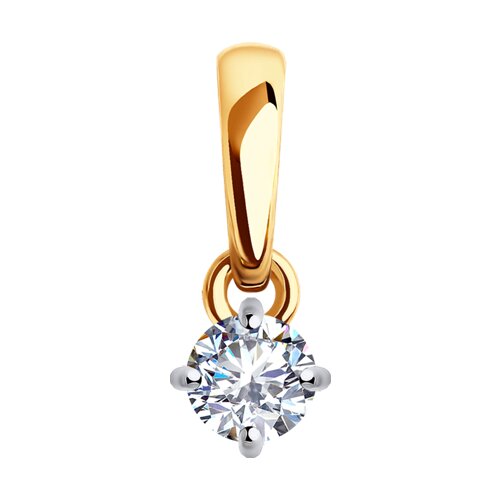 Подвеска Diamant - Золото 585, Фианит (арт. 51-130-01939-1)