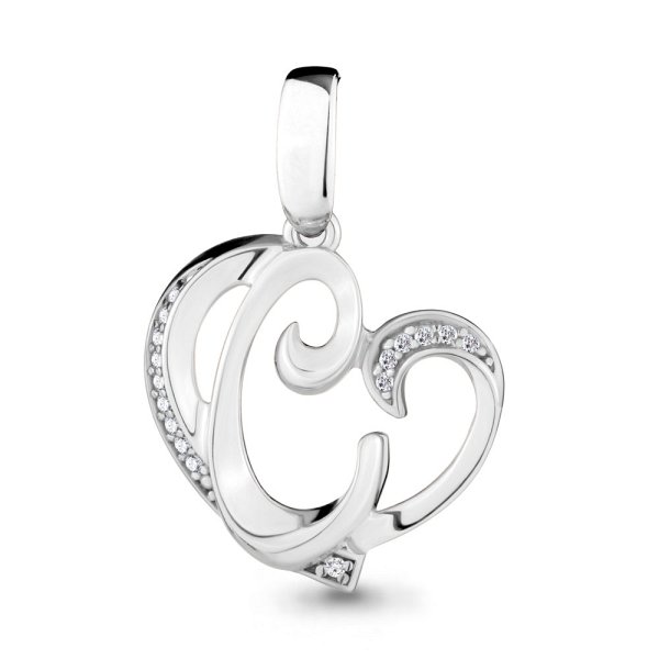 Подвеска Аквамарин - Серебро 925, Фианит (арт. 24034А.5)