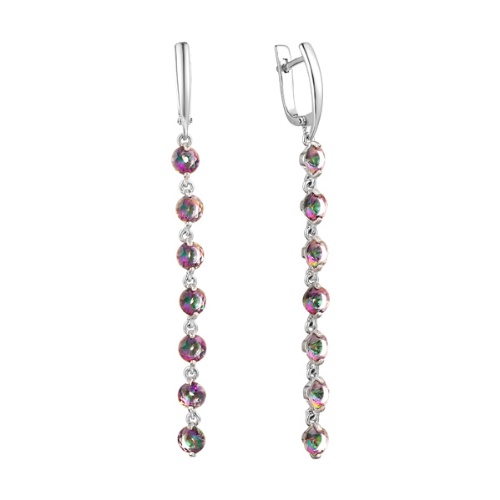 Серьги Мастер Клио - Серебро 925, Фианит (арт. 23С0413Д-020)