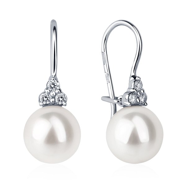 Серьги Platinum Lab. - Платина 950 (арт. ПС-212-01)