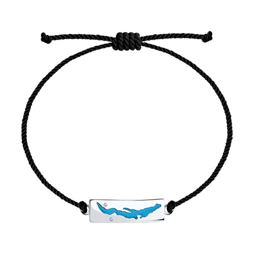 Браслет Diamant - Серебро 925, Фианит, Эмаль (арт. 94-150-02179-1)