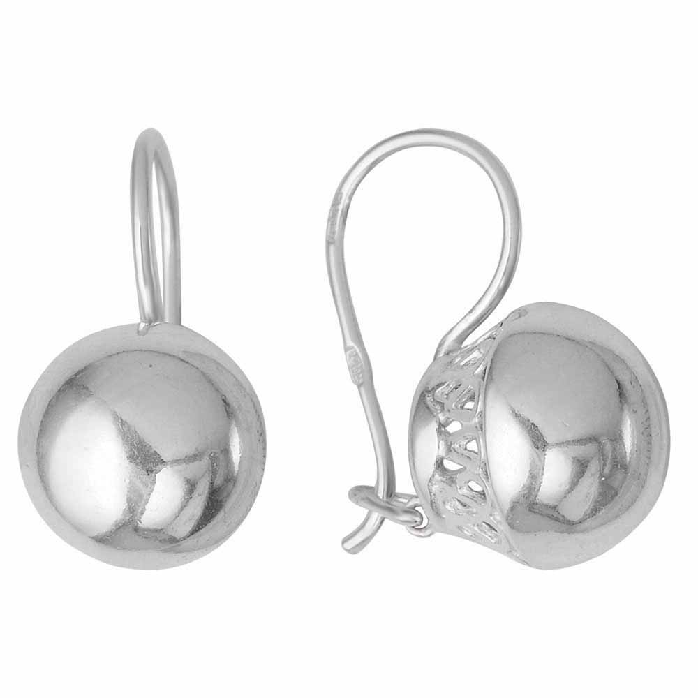 Серьги Красная пресня - Серебро 925 (арт. 330866Д)