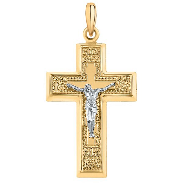 Крест Атолл - Золото 585 (арт. 3232)