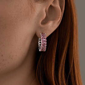 Серьги SOKOLOV - Серебро 925, Фианит (арт. 94025317)