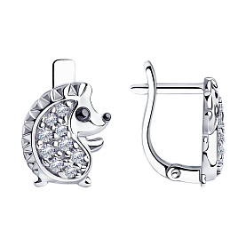 Серьги Diamant - Серебро 925, Фианит (арт. 94-120-00983-1)