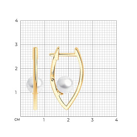Серьги SOKOLOV - Золото 585, Жемчуг культивированный (арт. 792207)