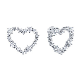 Серьги Diamant - Серебро 925, Фианит (арт. 94-122-00096-1)