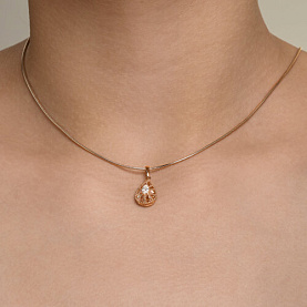 Подвеска Diamant - Золото 585, Фианит (арт. 51-130-01550-1)