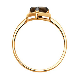 Кольцо SOKOLOV - Серебро 925, Раухтопаз (арт. 92014353)