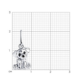 Подвеска SOKOLOV - Серебро 925, Эмаль (арт. 94032593)