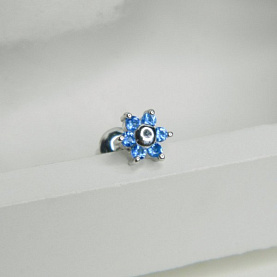 Серьга Галатея - Серебро 925, Фианит (арт. 3008.9)