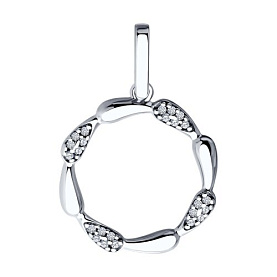 Подвеска Diamant - Серебро 925, Фианит (арт. 94-130-02004-1)