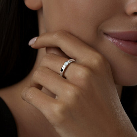 Кольцо SOKOLOV - Серебро 925, Фианит (арт. 94013565)