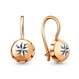 Серьги Аквамарин - Золото 375 (арт. 30899.8)