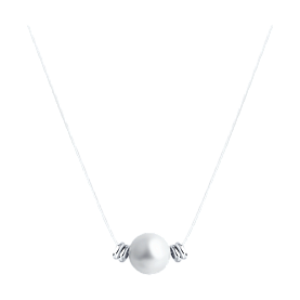 Колье SOKOLOV - Серебро 925, Жемчуг имитация (арт. 94070159)