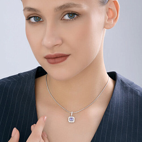 Подвеска SOKOLOV - Серебро 925, Фианит (арт. 94033319)