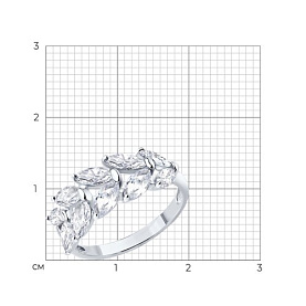 Кольцо Diamant - Серебро 925, Фианит (арт. 94-110-00014-1)