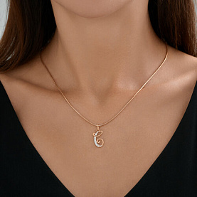 Подвеска Diamant - Золото 585, Фианит (арт. 51-130-02885-1)