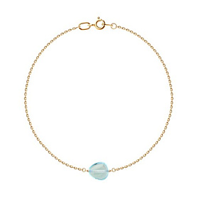 Браслет SOKOLOV - Золото 585, Топаз (арт. 750650)