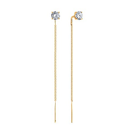 Серьги SOKOLOV - Серебро 925, Фианит (арт. 93022440)