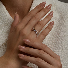 Кольцо SOKOLOV - Серебро 925, Фианит (арт. 94014842)