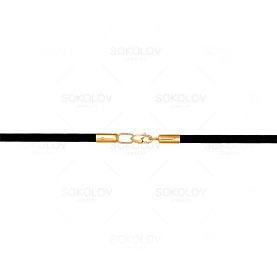 Колье SOKOLOV - Золото 585, Кожа (арт. 080059)