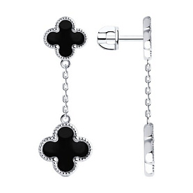 Серьги SOKOLOV - Серебро 925, Эмаль (арт. 94026506)