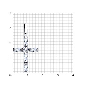 Подвеска SOKOLOV - Серебро 925, Фианит (арт. 94032364)