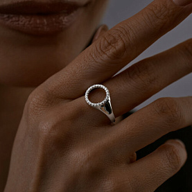 Кольцо SOKOLOV - Серебро 925, Фианит (арт. 94013773)