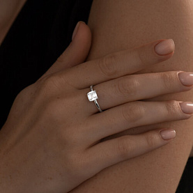 Кольцо SOKOLOV - Серебро 925, Фианит (арт. 94013714)