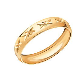 Кольцо Атолл - Золото 585 (арт. 628-4б)