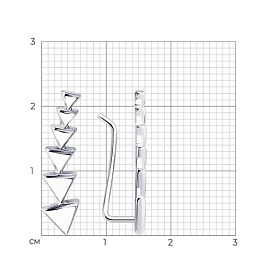 Серьги Diamant - Серебро 925 (арт. 94-120-01160-1)