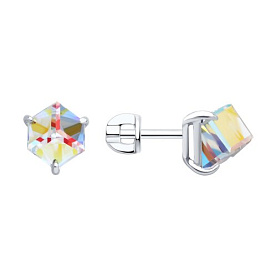 Серьги Diamant - Серебро 925, Swarovski (арт. 94-122-02383-4)