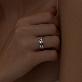 Кольцо SOKOLOV - Серебро 925, Бриллиант (арт. 87010014)