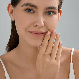 Кольцо SOKOLOV - Серебро 925, Фианит (арт. 93011126)