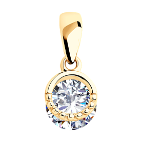 Подвеска SOKOLOV - Серебро 925, Фианит (арт. 93030422)