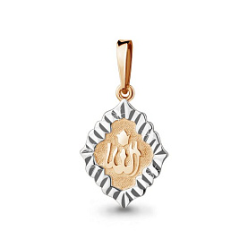 Подвеска Аквамарин - Золото 585 (арт. 13188.1)