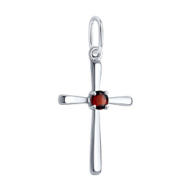 Подвеска SOKOLOV - Серебро 925, Гранат (арт. 92030719)