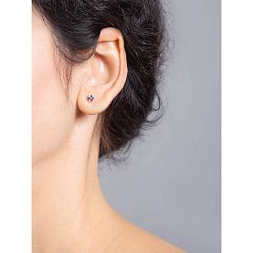 Серьга Галатея - Золото 585, Фианит (арт. 3008.2)