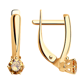 Серьги Diamant - Серебро 925, Фианит (арт. 93-120-01542-2)