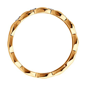 Кольцо Diamant - Золото 585, Фианит (арт. 51-110-00186-1)